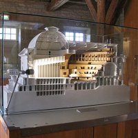 Arc-et-Senans, Musée Ledoux - maquette du théâtre de Marseille (projet non réalisé).