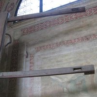 Chartreuse de Pavie : frises et murs peints dans le premier vestibule