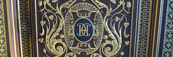 Château de Blois - plafond du studiolo chat blois 13