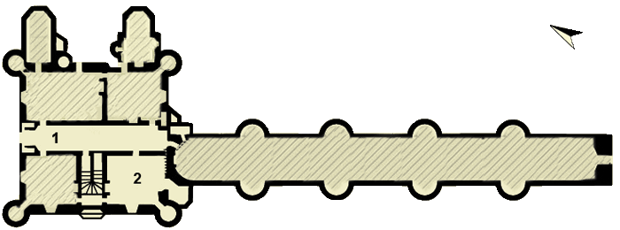 Château de Chenonceau - plan du 2ème étage chenonceau 2e