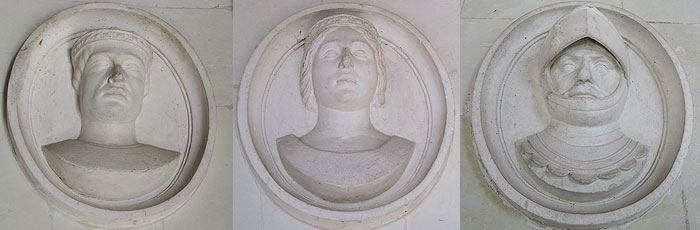 Chenonceau - médaillons de la Galerie chenonceau_medaillons_galerie