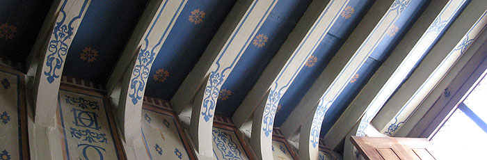 Chenonceau - plafond du vestibule du 2nd étage chenonceau vestibule 2e etage