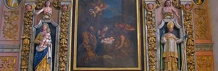 Saint Thégonnec - retable du Saint-Sacrement - détail saint thegonnec 1
