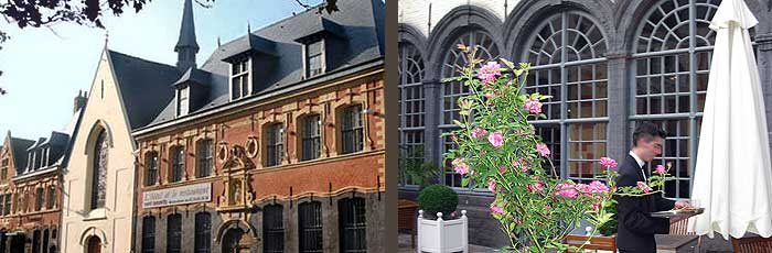 hôtel Hermitage Gantois - Lille L'Hermitage Gantois : la façade de l_hôtel rue de Paris et la cour d'Honneur. hermitage gantois
