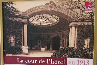 jacquemart-André - la cour en 1913 jacquemart andre 1913