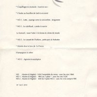 La Marine - la carte se présente sous la forme de trois options de menu. Si un des plats du le menu choisi ne vous convient pas, un autre mets vous est proposé sans problème. La concision de la carte est inhérente au travail ciselé, précis et surprenant d'Alexandre Couillon. 