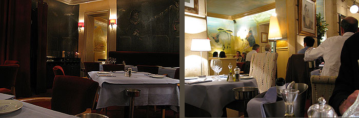 La Méditerranée Paris 6 - Les salles décorées de fresques la_mediterranee_salles