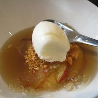 La pêche en gelée de thé Earl Grey et son cake aux épices