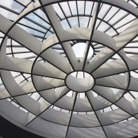 Pinakothek der Moderne - détail de la verrière de la rotonde