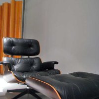 Lounge Chair Nr 670 & 671 -1956- et paravent FSW 6 (Folding Screen Wood) -1946- de Charles (1907-1978) et Ray (1912-1988) Eames