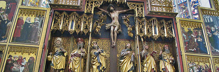 Rothenburg - St. Jacobskirche - retable des Douze Apôtres rothenburg retable