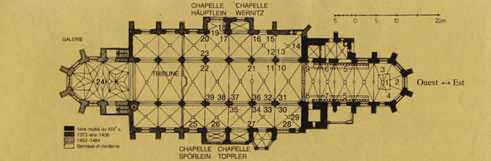 Plan de St.Jacobskirche - Rothenbourg ob der Tauber st jacobskirche plan