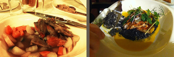 Pigeon de Mesquer et rouget à La Rotonde pigeon_rouget_rotonde
