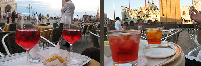 Spritz au café Chioggia et au Florian spritz_venise