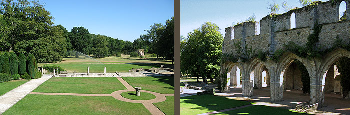 Abbaye des Vaux de Cernay - cloître et abbatiale vaux de cernay 1