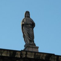 Vérone - piazza dei Signori : une des statue de la loggia del Consiglio.